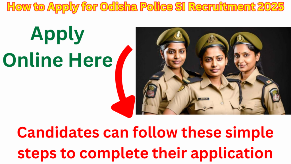 Odisha Police SI Recruitment 2025