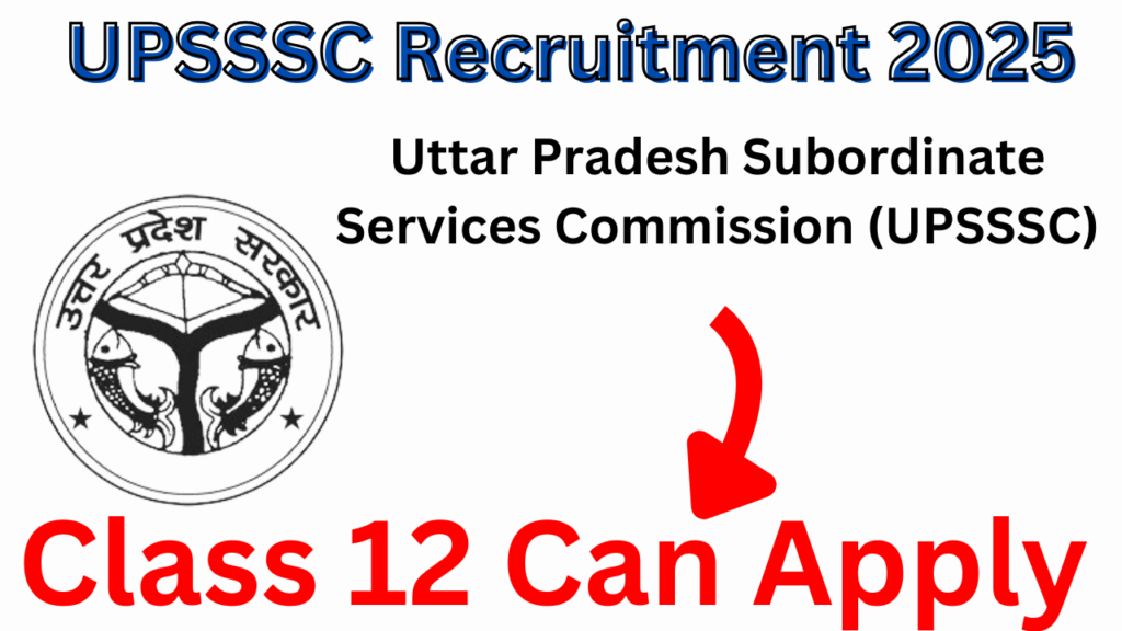 UPSSSC Recruitment 2025