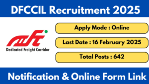 Read more about the article DFCCIL Recruitment 2025: Apply Online for 642 MTS and Executive Posts