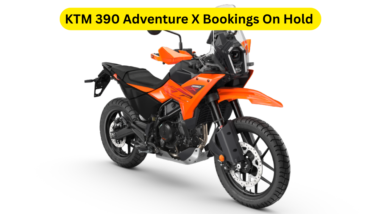 KTM 390 Adventure X Bookings On Hold