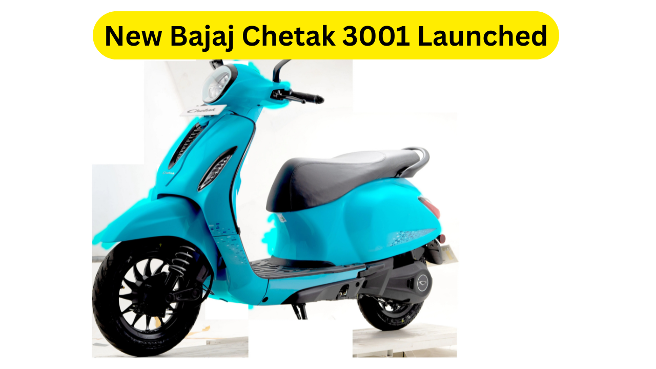 New Bajaj Chetak 3001 Launched at Rs. 99,990